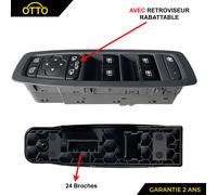 Controllo Retrovisore Alzacristallo per Renault Megane 4 Scenic IV Kadjar