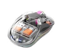 Controllo senza fili del computer trasparente: modalità di controllo del computer trasparente con luce RGB: Lavoro, Apprendimento, Giochi, Controllo del computer con silenzioso Controllo inal