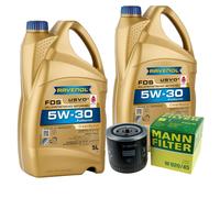 Controllo Set 10 L RAVENOL 5W-30 per Ford Mondeo III Turnier 2.5 V6 24V ST220