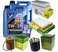 Controllo Set 10L Liqui Moly Longtime 5W-30 per Mercedes M-Klasse W164 ML