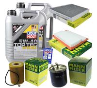 Controllo Set 10L LIQUI MOLY Top Tec 4100 5W-40 per Mercedes E-Klasse