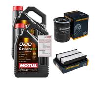 Controllo Set 10L Motul 8100 x-Pulire Efe 5W-30 per Hyundai H-1 Viaggiare