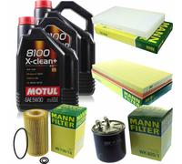 Controllo Set 10L Motul X-clean+ 5W-30 per Mercedes W639 CDI 2.2 111 109 115
