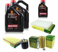 Controllo Set 10L Motul X-clean+ 5W-30 per Mercedes W639 CDI 2.2 111 109 115
