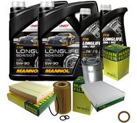 Controllo Set 12 L MANNOL Longlife 5W-30 per Mercedes 906 316 CDI
