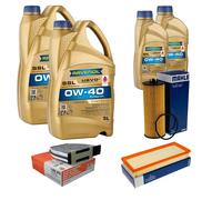 Controllo Set 12L RAVENOL SSL 0W-40 per Mercedes SL R231 500 63 AMG C218