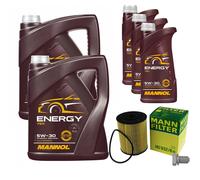 Controllo Set 13 L Energy 5W-30 per VW Transporter IV Bus 2.8 VR6 Touareg 3.2