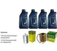 Controllo Set 4L Per BMW Olio TWINPOWER 5W-30 MANN-FILTER E30 3er 64030112