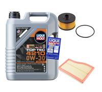 Controllo Set 5 L Liqui Moly Top Tec 4210 0W-30 Per Mercedes A-Klasse GLA