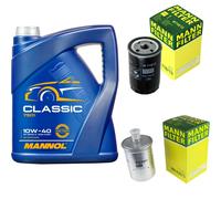 Controllo Set 5 L MANNOL 10W-40 per Mercedes W201 E W124 230 200 C124 300