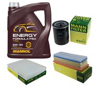 Controllo Set 5 L MANNOL 5W-30 Energy Formula PSA per Lancia Musa 1.4