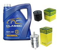 Controllo Set 5 L MANNOL Classic 10W-40 per VW Golf IV 1.4 16V 1.6 New Beetle