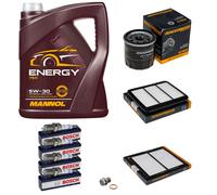 Controllo Set 5 L MANNOL Energy 5W-30 Candele per Chevrolet Matiz 0.8 1.0