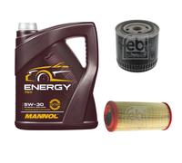 Controllo Set 5 L MANNOL Energy 5W30 per VW Lupo 1.7 SDI Polo 1.9 D Seat Arosa