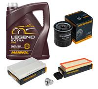 Controllo Set 5 L MANNOL Legend Extra 0W-30 per Peugeot 208 II 2008 1.2