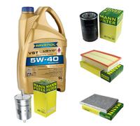 Controllo Set 5 L RAVENOL 5W-40 per VW Golf IV 1.6 2.0 1.8 New Beetle