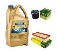 Controllo Set 5 L RAVENOL per KIA Rio II 1.4 16V 1.6 CVVT & Hyundai Accent III