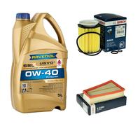 Controllo Set 5 L RAVENOL SSL 0W-40 per Mercedes B-Klasse W246 W242 A-Klasse