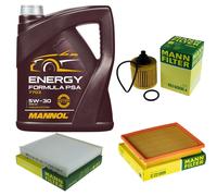 Controllo Set 5L 5W-30 MANNOL Energy Formula PSA per Toyota Prius 1.8 Hybrid