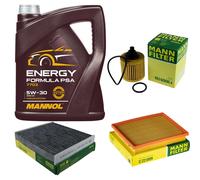 Controllo Set 5L 5W-30 MANNOL Energy Formula PSA per Toyota Prius 1.8 Hybrid