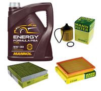 Controllo Set 5L 5W-30 MANNOL Energy Formula PSA per Toyota Prius 1.8 Hybrid