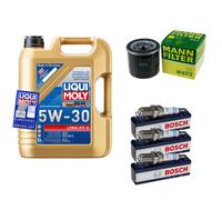 Controllo Set 5L LIQUI MOLY 5W-30 Candele Per Chevrolet Matiz 0.8 1.0 LPG