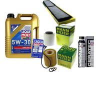 Controllo Set 5L Liqui Moly 5W-30 Longlife 3 per BMW 1er 116i 118i 3er