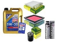Controllo Set 5L Liqui Moly 5W-30 Longlife 3 per Nissan Note 1.4 Micra III