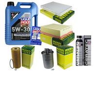 Controllo Set 5L Liqui Moly 5W-30 Longtime High Tech Per Audi A4 Avant 2.0