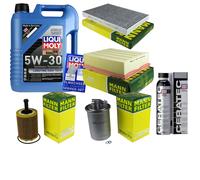 Controllo Set 5L Liqui Moly 5W-30 Longtime High Tech Per Audi A4 Avant 2.0