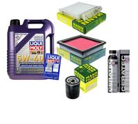 Controllo Set 5L Liqui Moly 5W-40 Leichtlauf High Tech Per Nissan Note 1.4