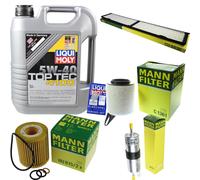 Controllo Set 5L Liqui Moly Top Tec 4100 5W-40 per BMW 1er E87 116i 118i