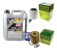 Controllo Set 5L Liqui Moly Top Tec 4100 5W-40 per BMW 1er E87 116i 118i