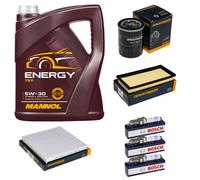 Controllo Set 5L MANNOL 5W-30 Bosch Candele Per Mitsubishi Mirage
