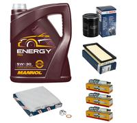 Controllo Set 5L mannol 5W-30 Candele NGK per Mitsubishi Mirage / Space