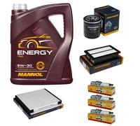 Controllo Set 5L MANNOL 5W-30 NGK Candele Per Hyundai I20 Active 1.0