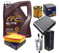 Controllo Set 5L MANNOL Elite 5W-40 + SCT Kit Filtro 10756935