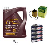 Controllo Set 5L MANNOL Energy 5W-20 Per Toyota Auris 1.8 Hybrid 1.6