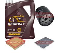 Controllo Set 5L MANNOL Energy 5W-30 per Opel Omega B 2.2 16V 2.0 2.5 V6 3.0