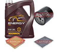 Controllo Set 5L MANNOL Energy 5W-30 per Opel Omega B 2.2 16V 2.0 2.5 V6 3.0