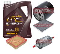 Controllo Set 5L MANNOL Energy 5W-30 per Opel Omega B 2.2 16V 2.0 2.5 V6 3.0