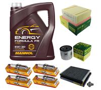 Controllo Set 5L MANNOL Energy Formula FR 5W-30 Per Ford Fiesta VI B-Max 1.6
