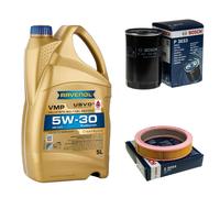 Controllo Set 5L RAVENOL 5W-30 per Audi 80 2.0 1.6 1.8 S 100 VW Golf II Polo