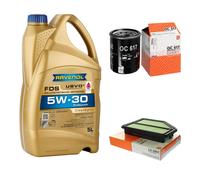 Controllo Set 5L RAVENOL 5W-30 per Honda CR-V III 2.0i-VTEC 4WD 2.4i-VTEC