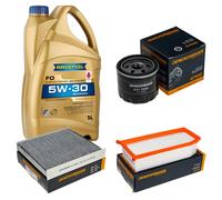 Controllo Set 5L RAVENOL FO 5W-30 per Dacia Sandero II Logan MCV DENCKERMANN