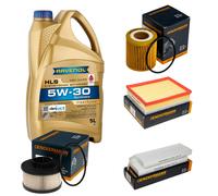 Controllo Set 5L RAVENOL HLS 5W-30 per Opel Grandland X 1.5 Turbo D Combo Kit