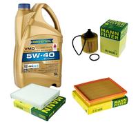 Controllo Set 5L RAVENOL VMO 5W-40 per Toyota Auris 1.8 Hybrid Prius Plus