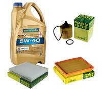 Controllo Set 5L RAVENOL VMO 5W-40 per Toyota Prius Plus 1.8 Hybrid