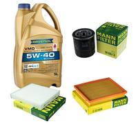Controllo Set 5L RAVENOL VMO 5W-40 per Toyota Prius Plus 1.8 Hybrid Lexus CT