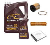 Controllo Set 6 L 5W-30 per Citroën Berlingo 1.6 16V 1.4i 1.4 Bivalent